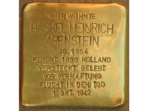 Stolperstein für Haskel Heinrich Arenstein