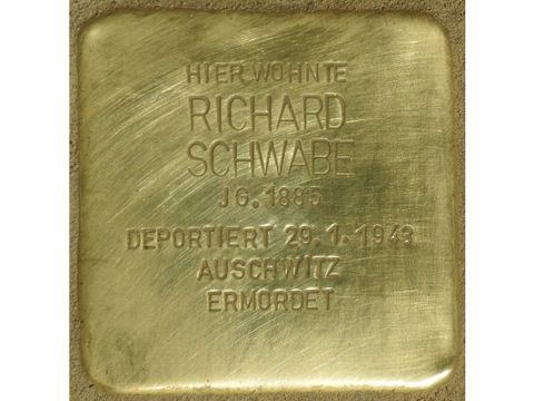 Stolperstein für Richard Schwabe