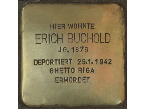 Stolperstein für Erich Buchold