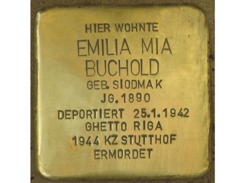 Stolperstein für Emilia Mia Buchold