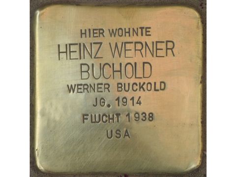 Stolperstein für Heinz Werner Buchold, Werner Buckold
