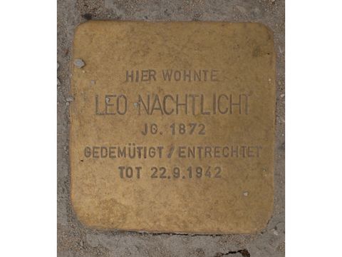 Stolperstein für Leo Nachtlicht
