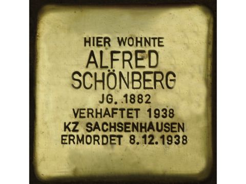 Stolperstein für Alfred Schönberg