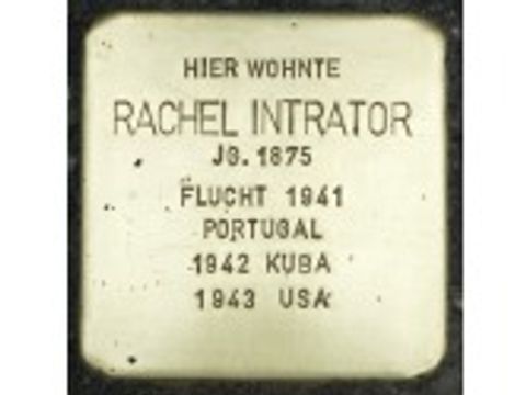 Stolperstein Rachel Intrator (Bild: H.-J. Hupka)