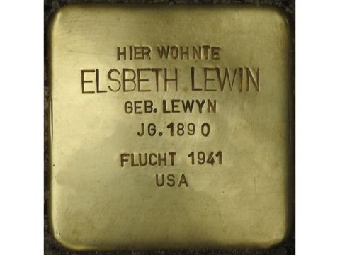 Stolperstein für Elisabeth Lewin