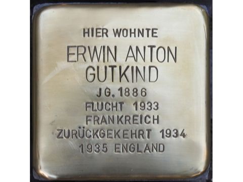 Paulsborner Straße 75 Erwin Anton Gutkind
