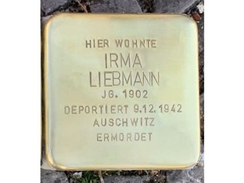 Stolperstein für Irma Liebmann