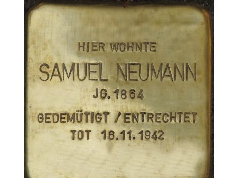 Stolperstein Samuel Neumann