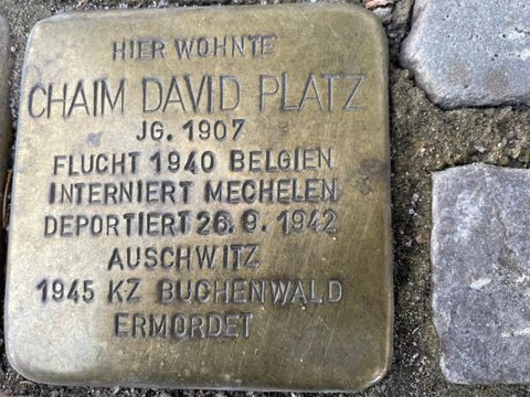 Stolperstein für Chaim David Platz