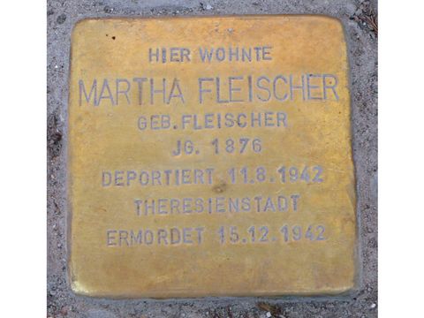 Stolperstein Martha Fleischer