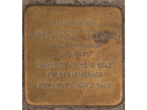 Stolperstein Margarete Thoman