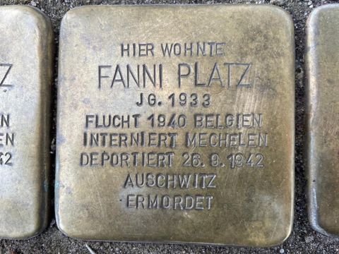 Stolperstein für Fanni Platz