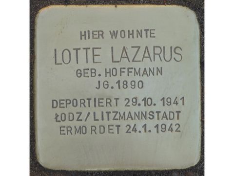 Koenigsallee 15 Lotte Lazarus
