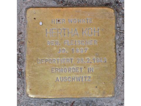 Stolperstein Herta Koh