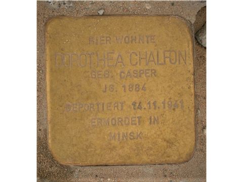 Stolperstein für Dorothea Chalfon