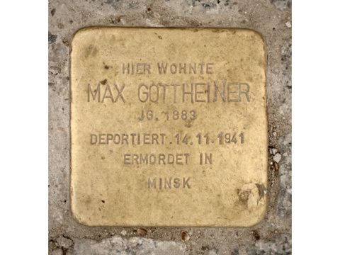 Stolperstein für Max Gottheiner_neu