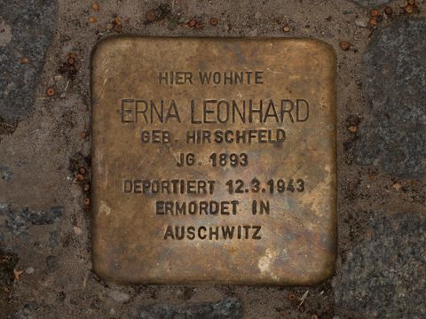 Stolperstein Erna Leonhard