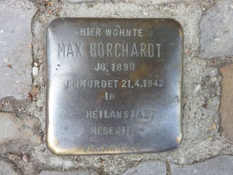 Stolperstein für Max Borchardt