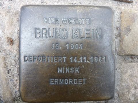 Stolperstein für Bruno Klein, 17.8.2010