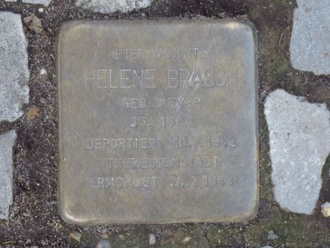 Stolperstein Helene Brasch, Foto: KHMM