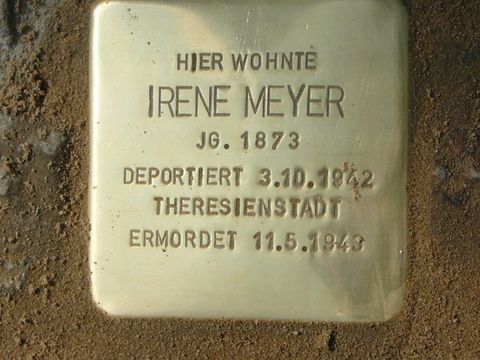 Stolperstein für Irene Meyer
