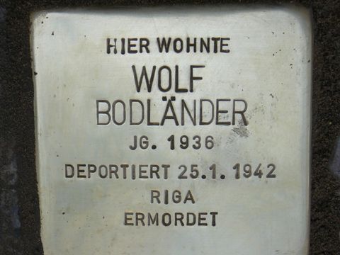 Stolperstein für Wolf Bodländer