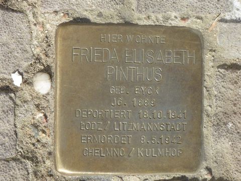 Stolperstein für Frieda Elisabeth Pinhus