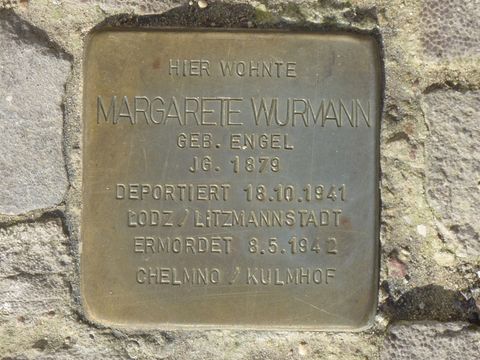 Stolperstein Margarete Wurmann
