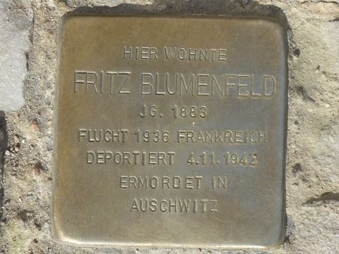 Stolperstein Fritz Blumenfeld