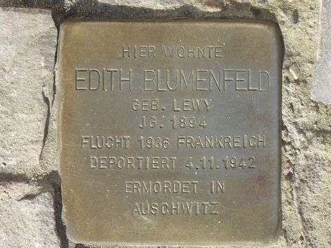 Stolperstein Edith Blumenfeld