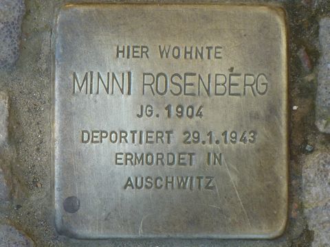 Stolperstein Minni Rosenberg