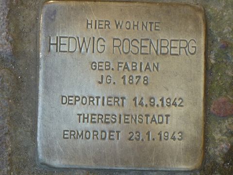 Stolperstein Hedwig Rosenberg