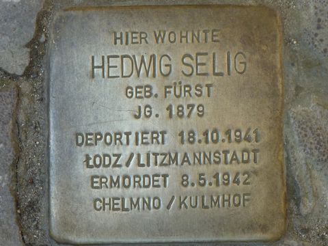 Stolperstein für Hedwig Selig