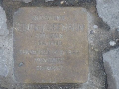 Stolperstein für Edith Hoffmann, 27.2.2013
