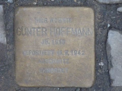Stolperstein für Günter Hoffmann, 27.2.2013