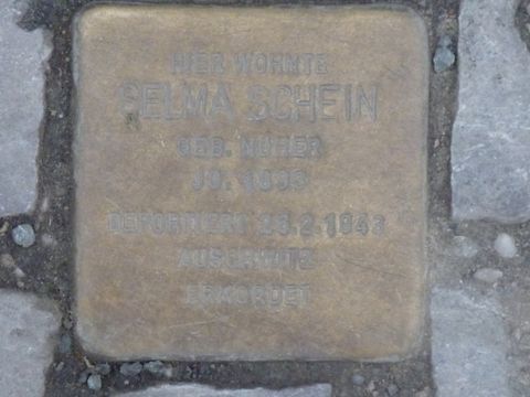 Stolperstein für Selma Schein, 27.2.2013