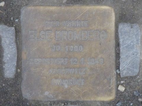 Stolperstein für Else Bromberg, 27.2.2013, Foto: KHMM