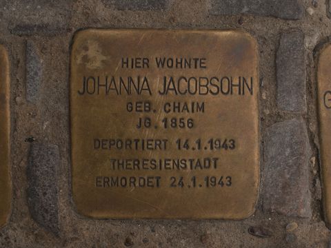 Stolperstein Johanna Jacobsohn