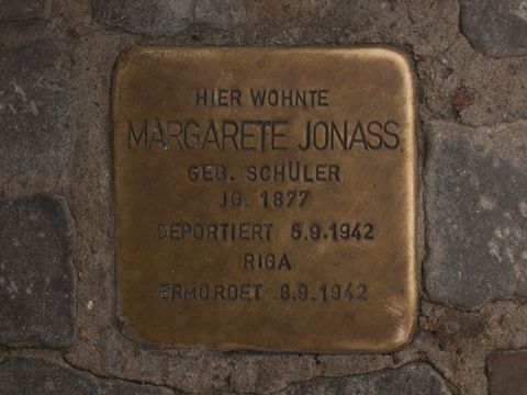 Stolperstein Margarete Jonass