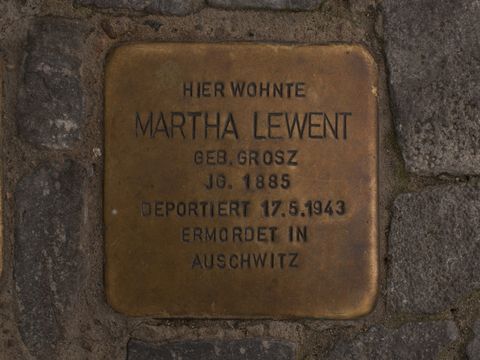 Stolperstein Martha Lewent