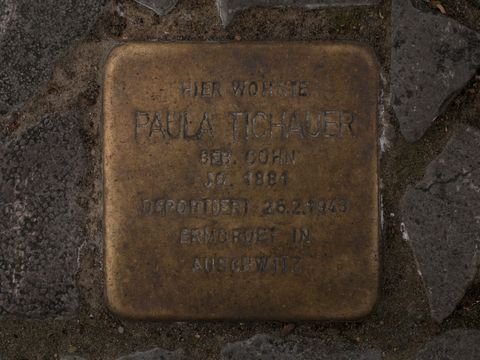 Stolperstein Paula Tichauer