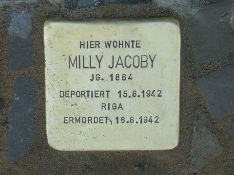 Stolperstein für Milly Jacoby