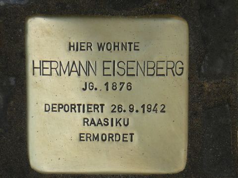 Stolperstein für Hermann Eisenberg (Bild: Wolfgang Knoll)