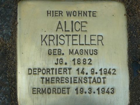 Stolperstein für Alice Kristeller