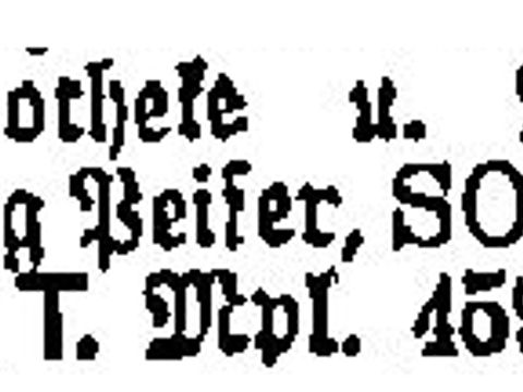 Auszug aus dem Berliner Branchenbuch
