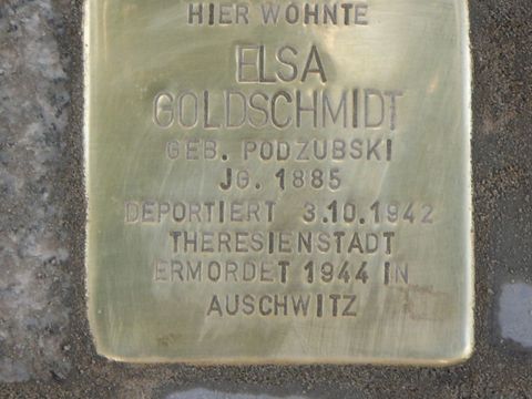 Stolperstein Elsa Goldschidt
