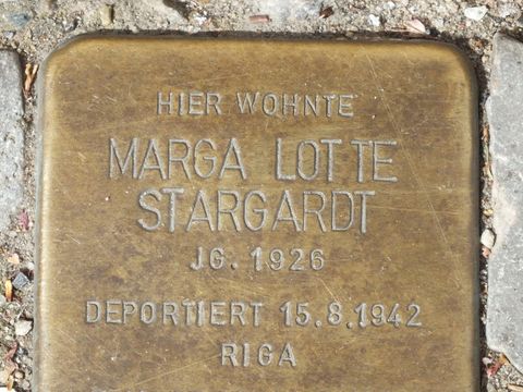 Stolperstein Marga Lotte Stardardt