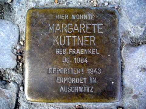 Stolperstein für Margarete Kuttner