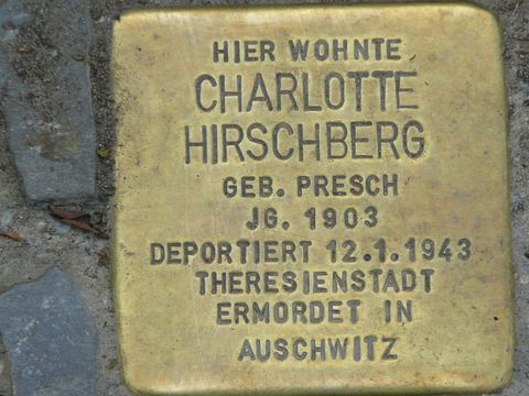 Stolperstein Charlotte Hirschberg