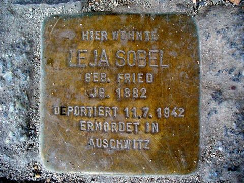 Stolperstein für Leja Sobel